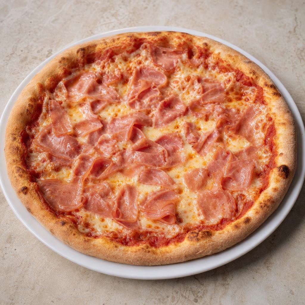 Pizza de jamón